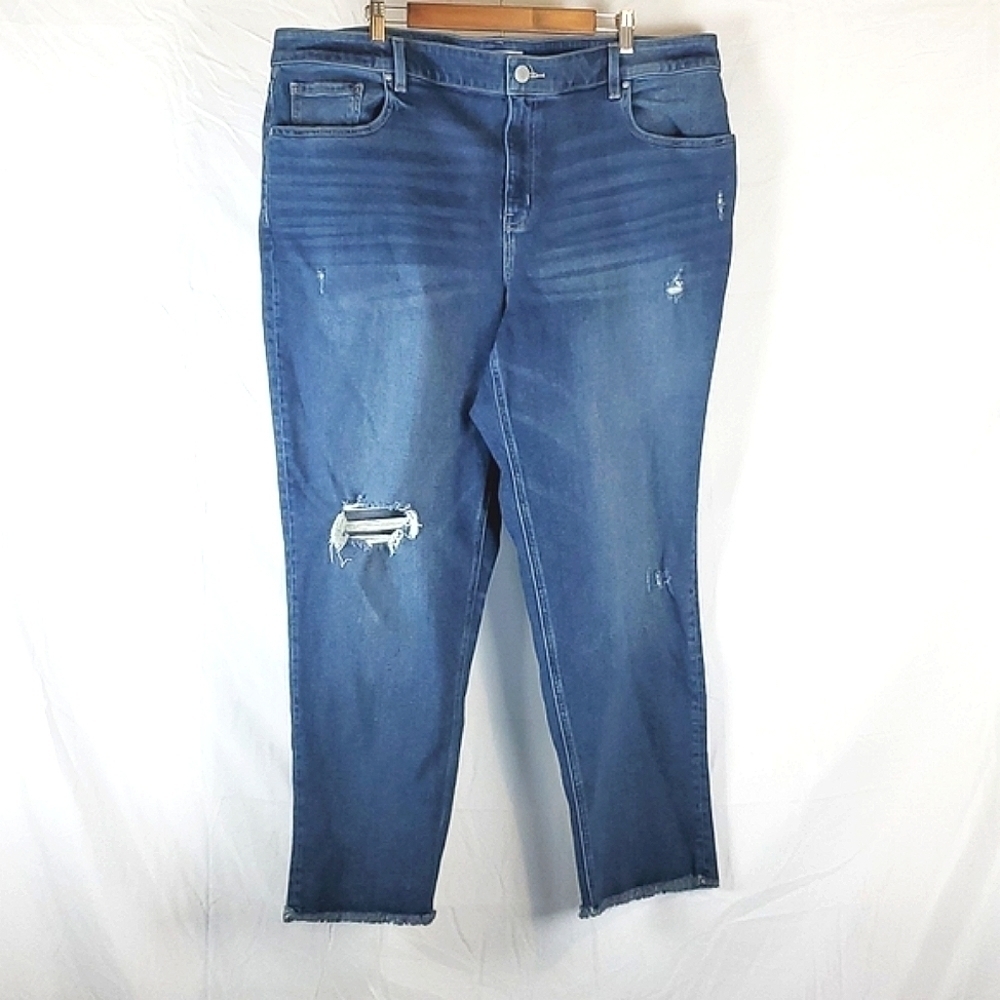 Lane Bryant High Rise Girlfriend Straitβ Jean